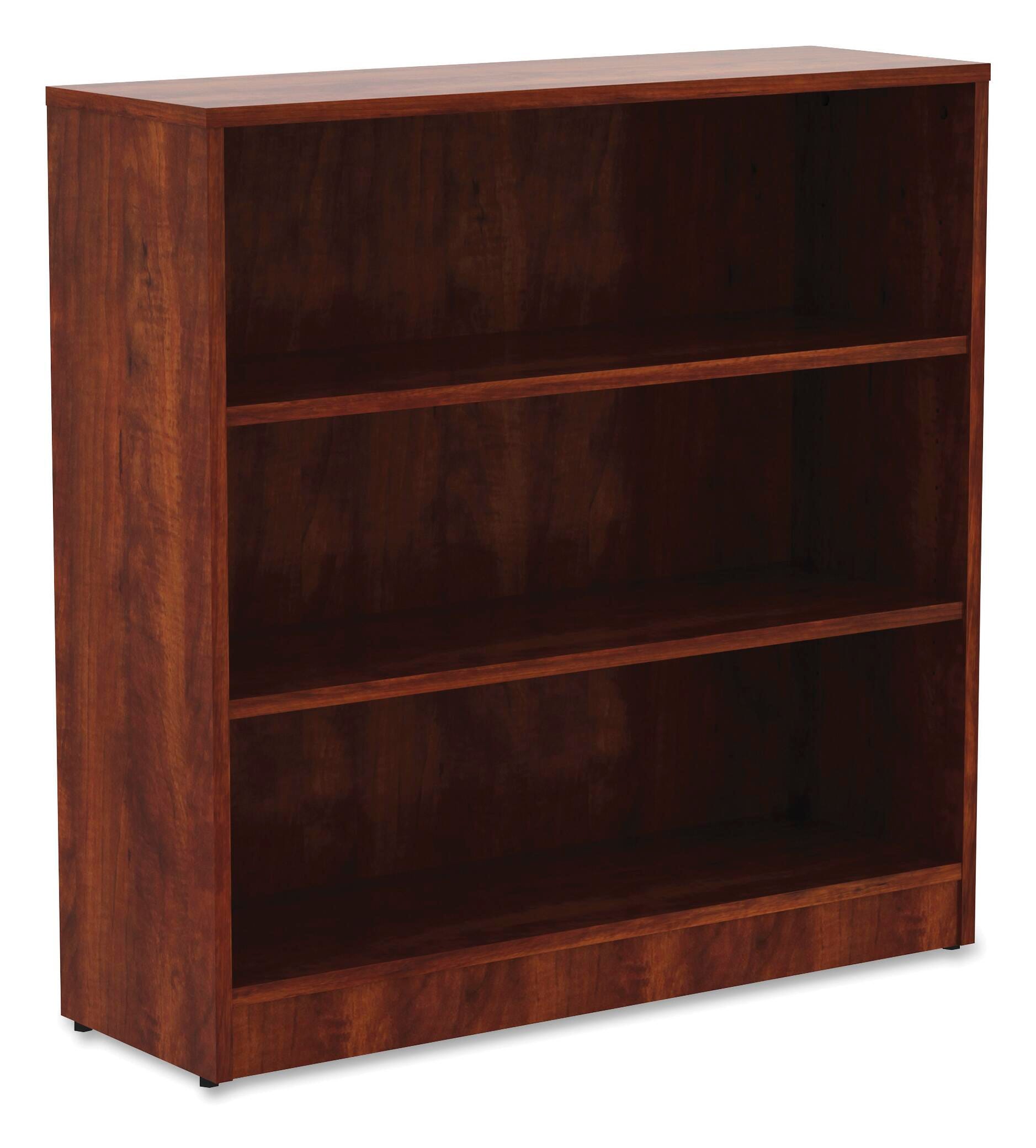 Image for Lorell Laminate 3 Shelf Bookcase, 36 x 12 x 36 Inches, Cherry from School Specialty