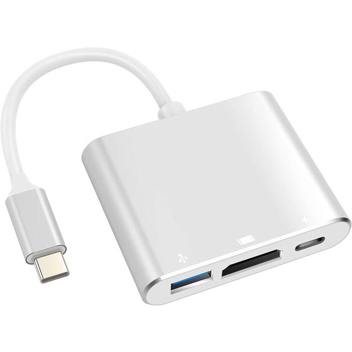 Heart Zones USB Bridge USB-C Dongle Charging Combo