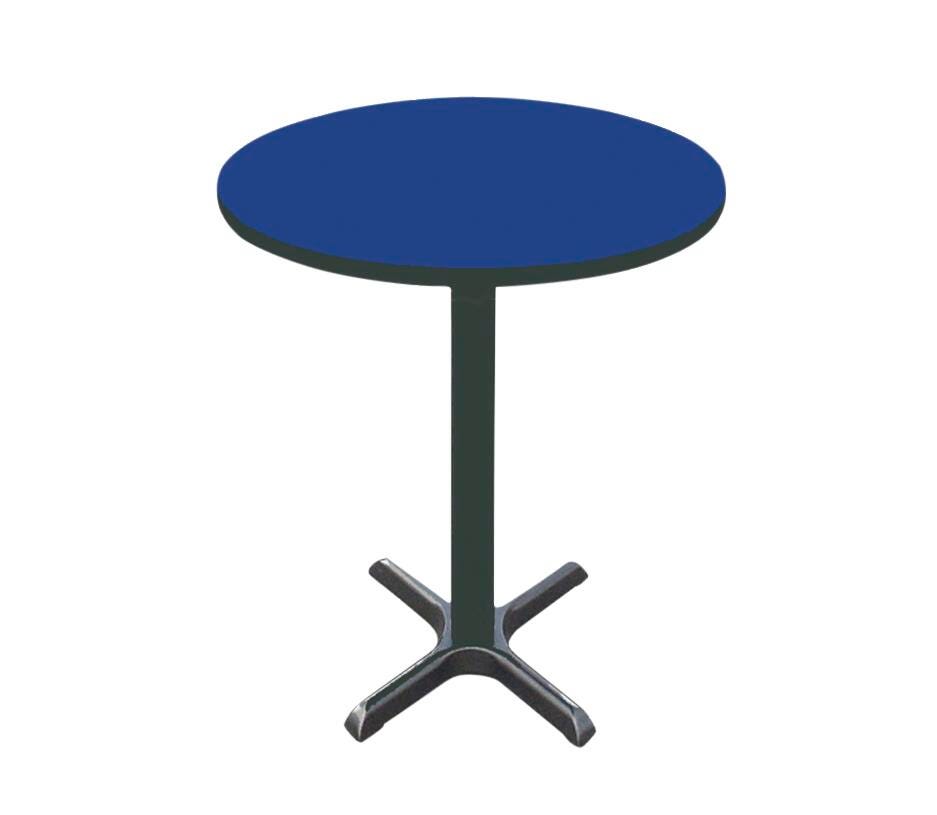 Correll Round Laminate Top Cafe Table with T-Mold Edge 4000447