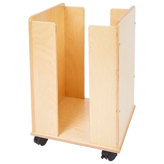 Childcraft Mobile Cushion Cart, Fits 10 to 20 Cushions, 17 x 17-3/8 x 28-1/2 Inches