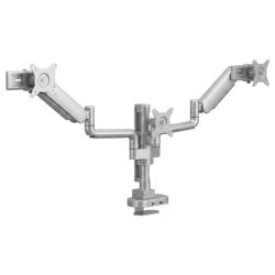 AIS Performance Series Triple Monitor Arm, Silver