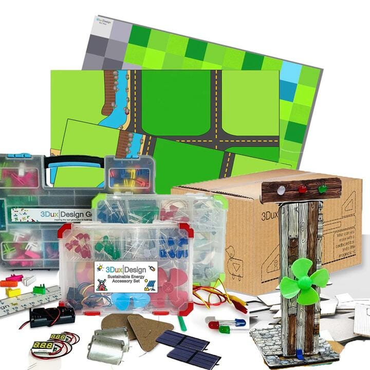3DuxDesign Classroom STEM Bundle, Grades 6 to 9