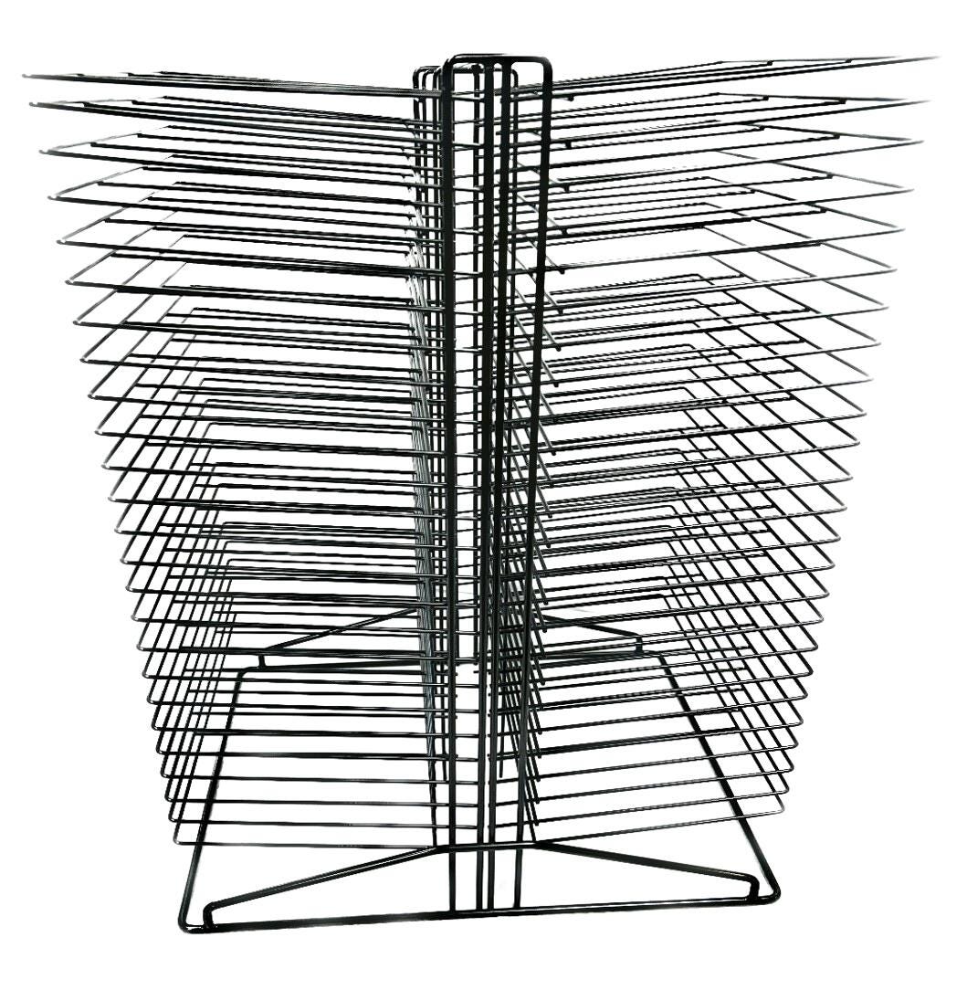 Sax 50 Shelf Table Top Drying Rack, 16 L x 20 W x 30 H Inches, Black 2149828