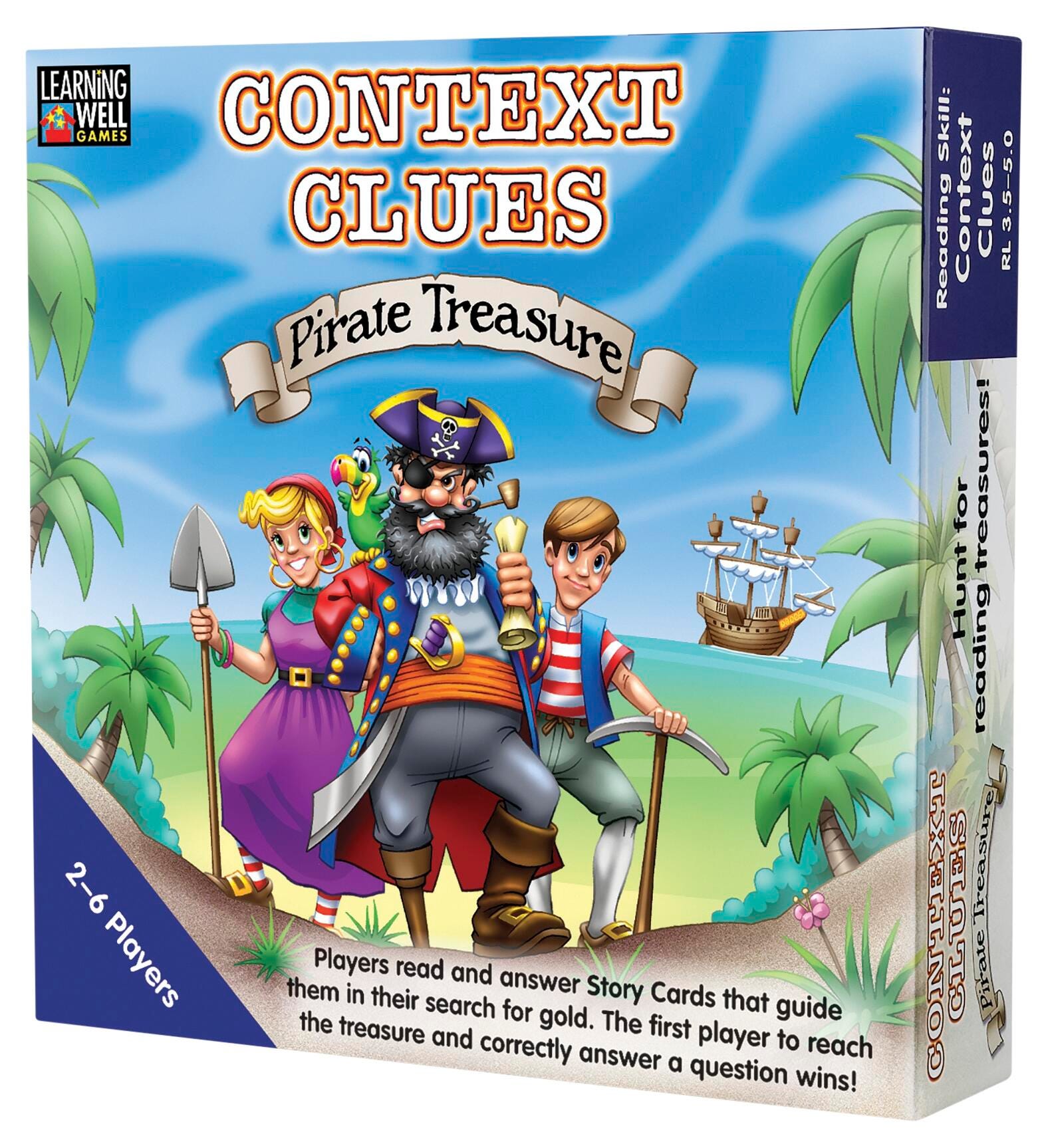Image for Learning Well Context Clues Pirate Treasure Game, Blue Level from School Specialty