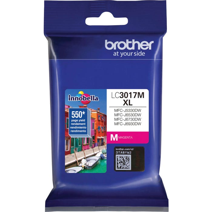 Brother LC3017M Ink Toner Cartridge, Magenta