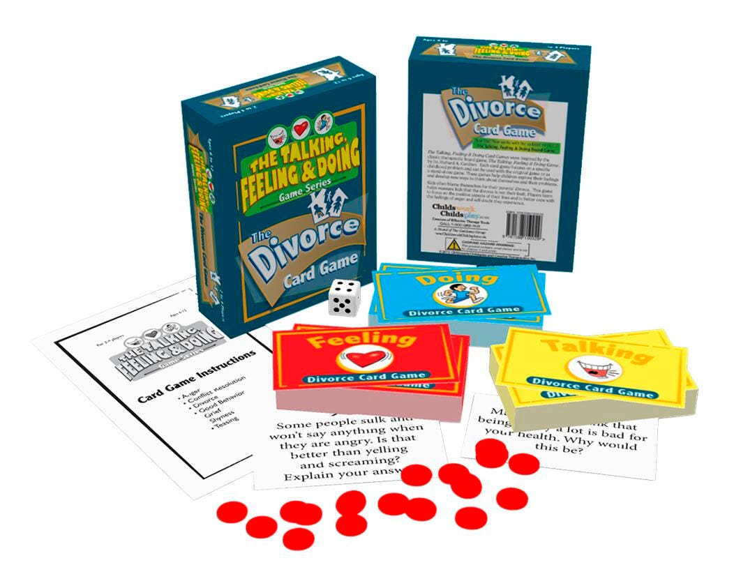 The Talking, Feeling & Doing Divorce Card Game 2214676