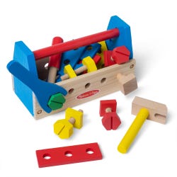 Melissa and Doug Wooden Take-Along Tool Kit