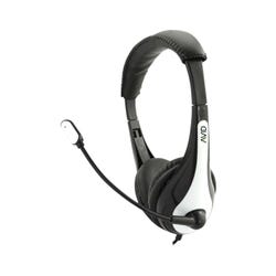 Avid Products AE-36 Single Plug Headset with Microphone, White