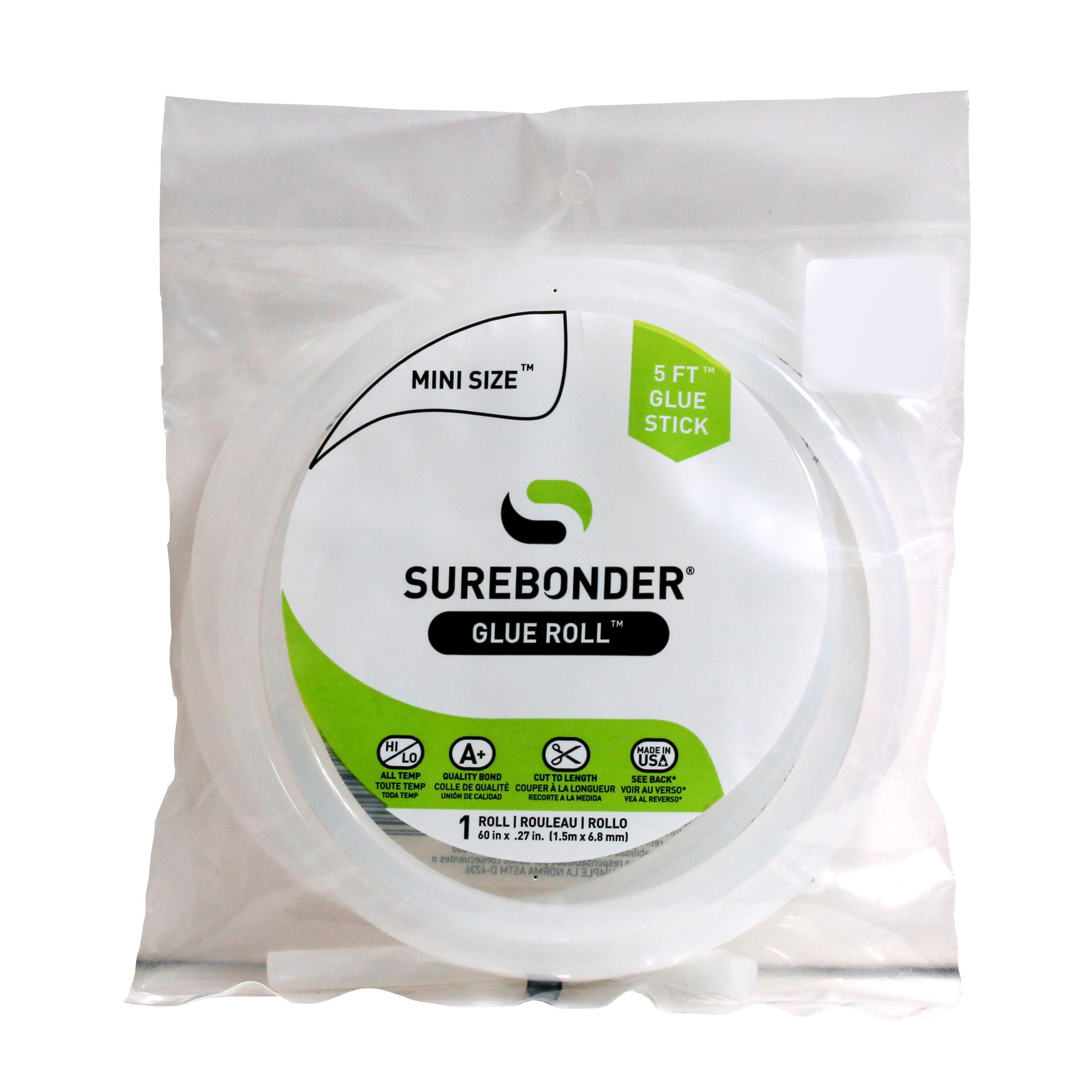 Surebonder Mini Hot Glue Roll, Clear, 60 Inches, Item Number 1556784