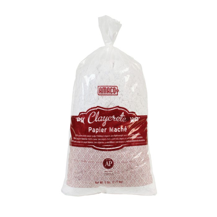 AMACO Claycrete Non-Toxic Instant Papier-Mache, 20 lb