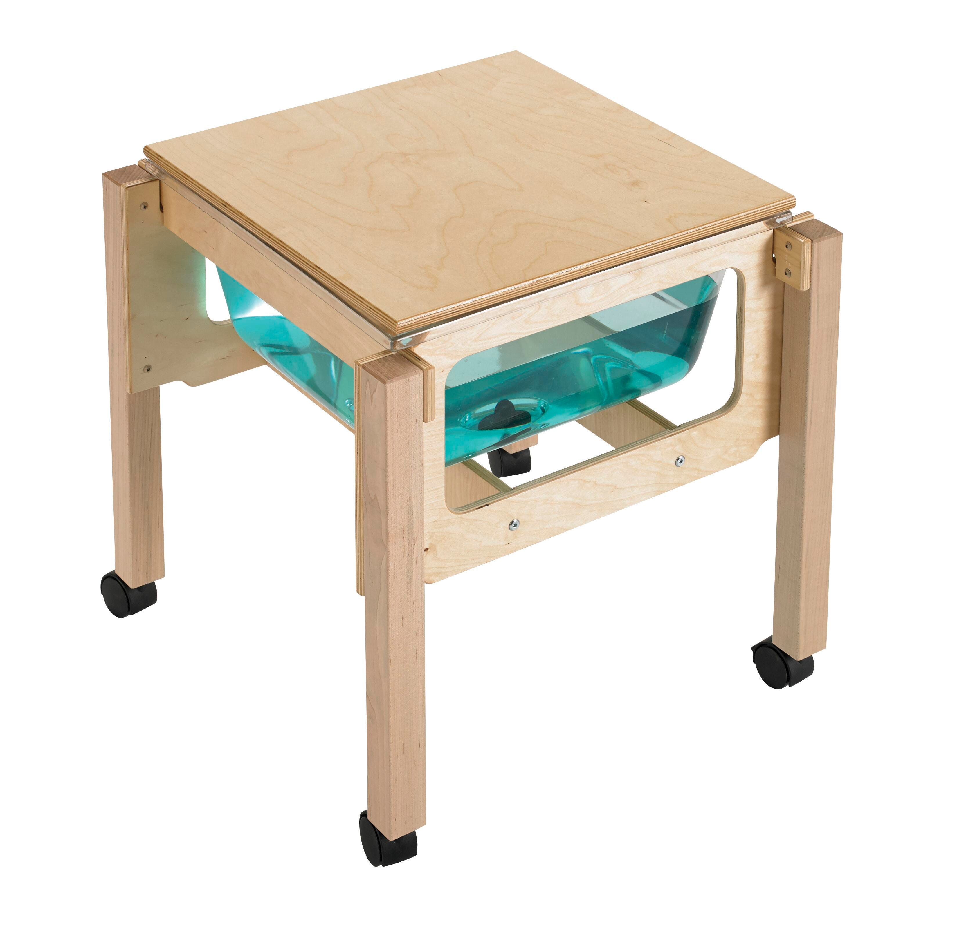 Childcraft Mini Sand and Water Table, 23-1/4 x 23-1/4 x 24 Inches, Item Number 1491069