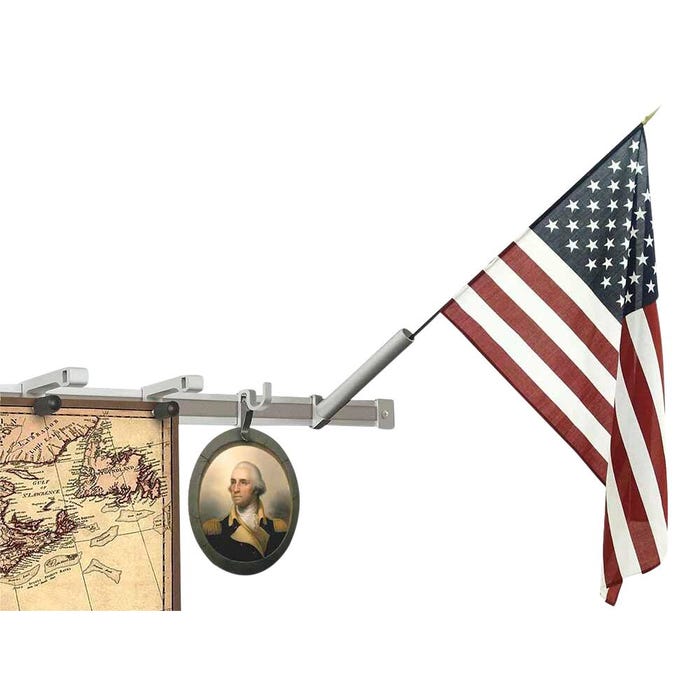 MooreCo Map Rail, 1 x 8 Feet, Ash