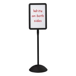 Safco Write Way Markerboard Rectangle Floor Sign, 18 x 65 Inches 677045