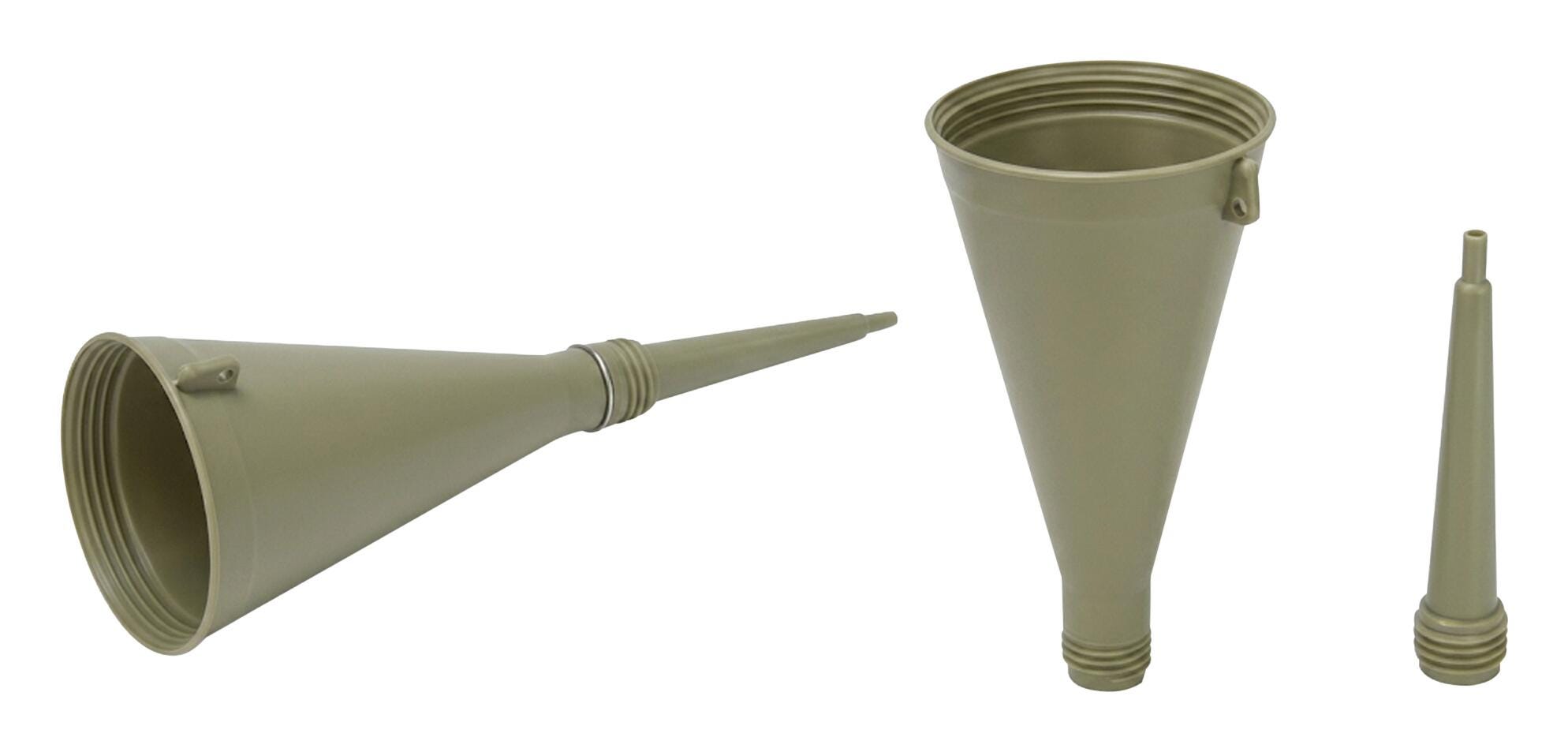 Lisle 3-Way All Purpose Threaded Oil/Transmission Super Funnel Set, Set of 2