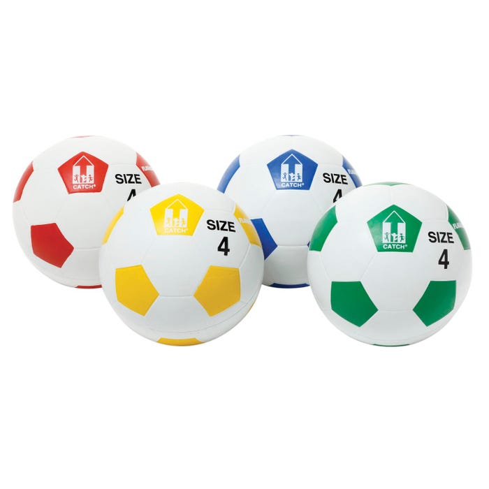 CATCH Soccer Balls, Size 4, Set of 4
