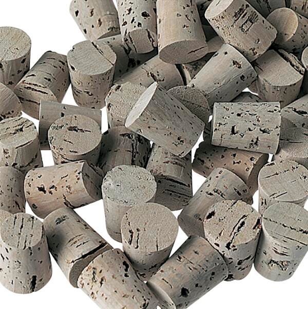 Frey Scientific Natural Corks - Size #1 - Pack of 100, Item Number 586731