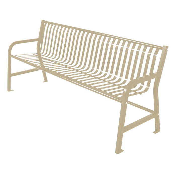 UltraSite Jackson Bench with Back, 6 Feet