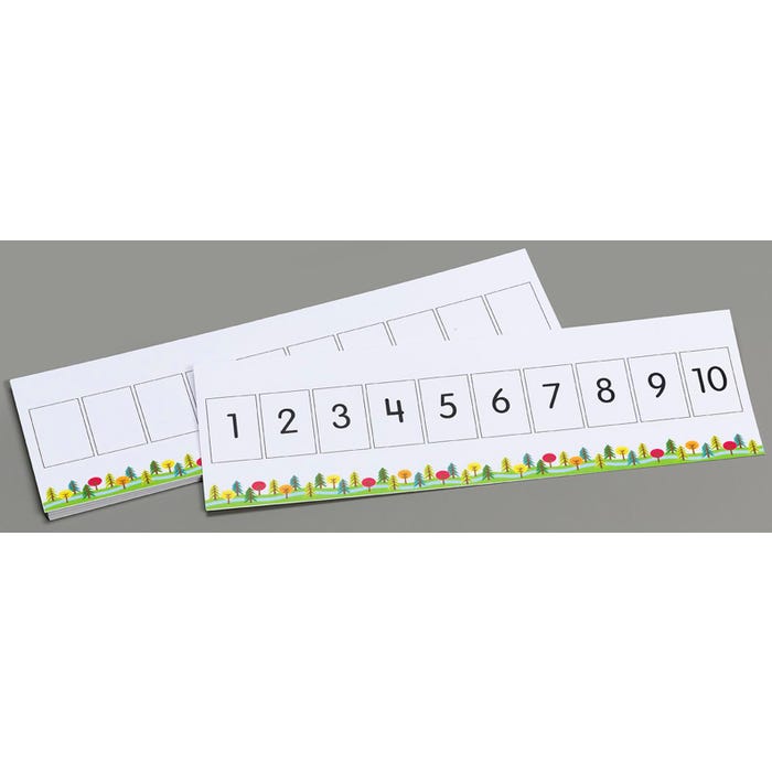 Didax 1-10 Number Paths, Grade PreK to K, Set of 10