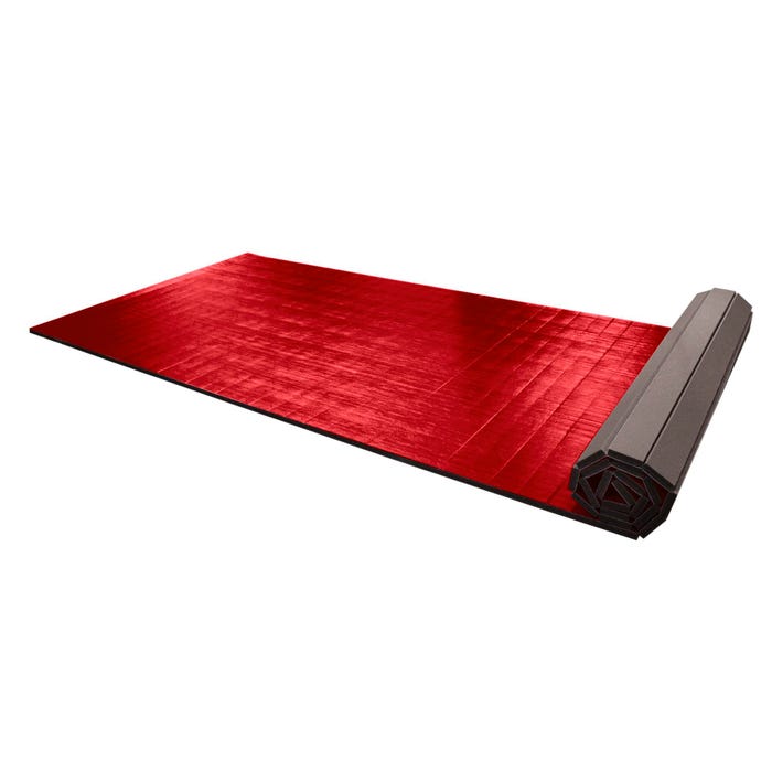 Dollamur FLEXI-Roll Mat, 6 x 26 Feet x 1 Inch, Red