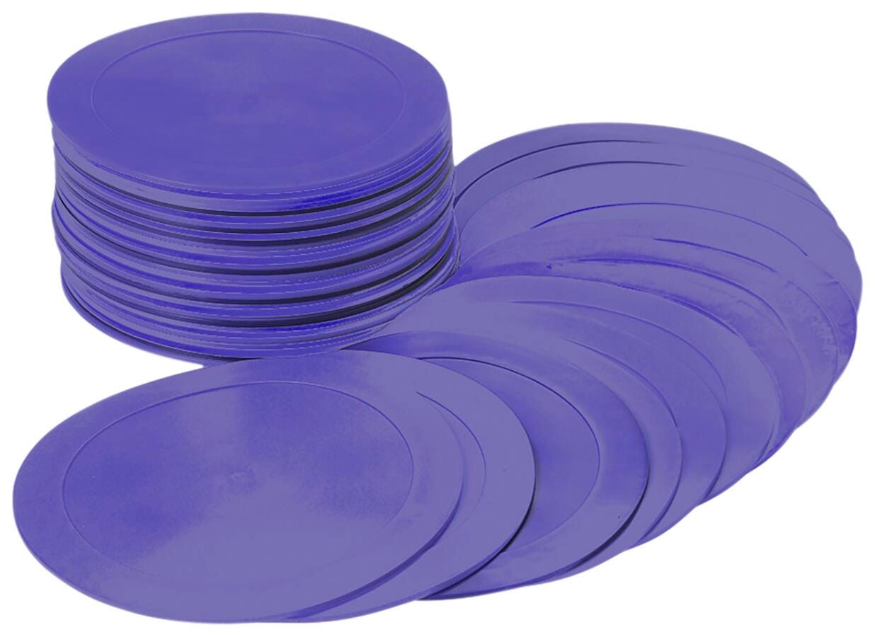 Image for FlagHouse Spot Markers, 9 Inch Rounds, Purple, Set of 12 from School Specialty