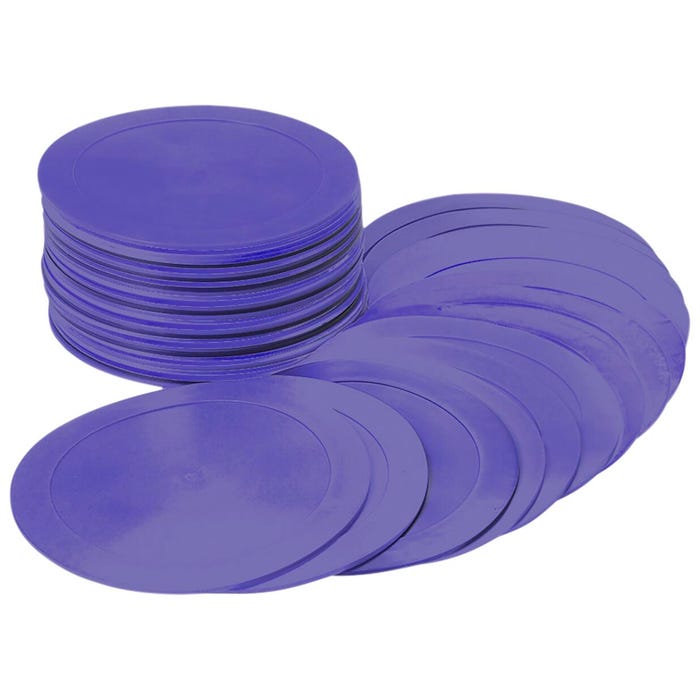 Image for FlagHouse Spot Markers, 9 Inch Rounds, Purple, Set of 12 from School Specialty