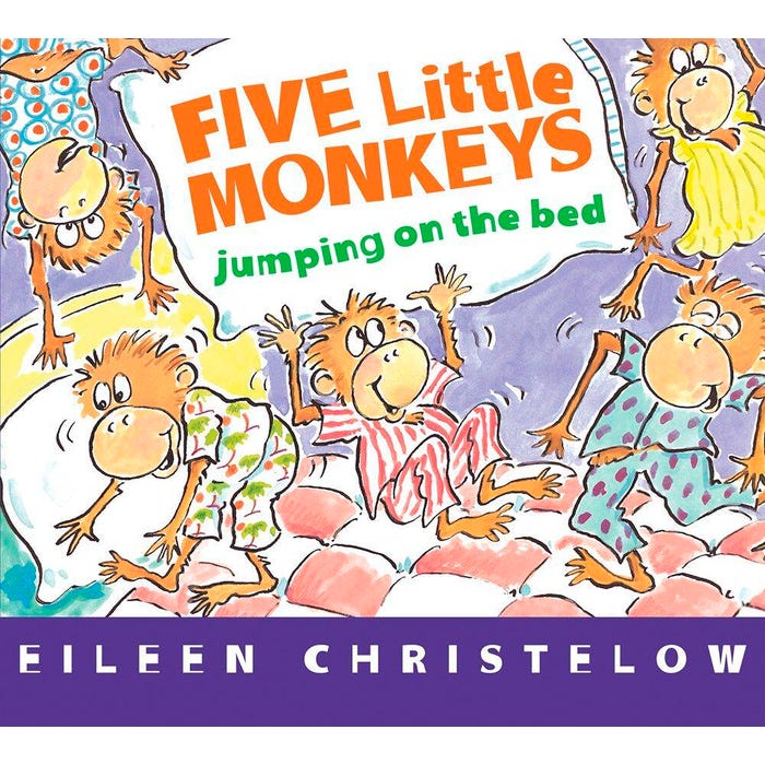 Five Little Monkeys Jumping on the Bed, Board Book