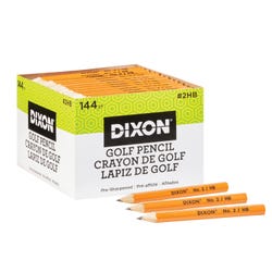 Dixon Pre-Sharpened Golf/Compass Pencils, Pack of 144 020898