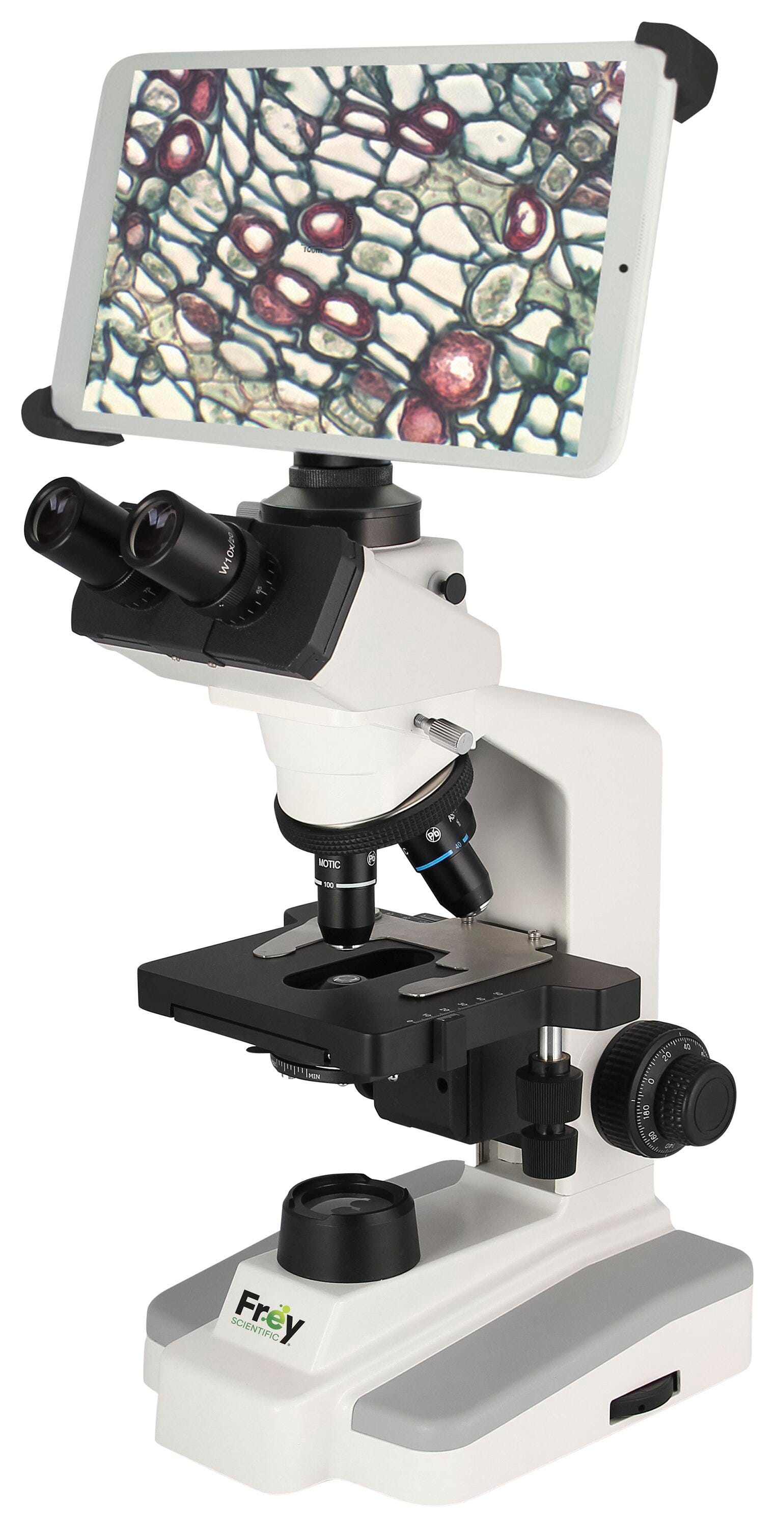 Frey Scientific Advanced Compound Microscope with 10 Inch Tablet BTI2-169-P, Item Number 2095567