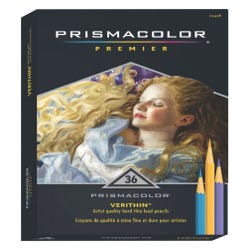 Prismacolor Verithin Non-Smearing Colored Pencils, Assorted Colors, Set of 36, Item Number 201839