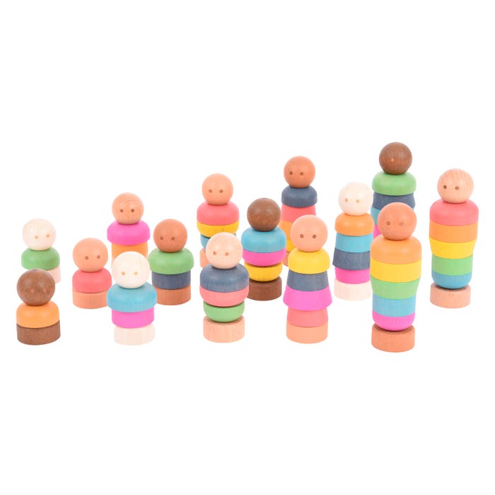 TickiT Rainbow Community People, 15 Figures