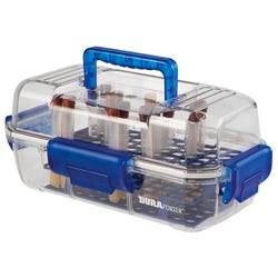 Heathrow Duraporter Sample or Specimen Transport Container, Clear/Blue, Item Number 2089047