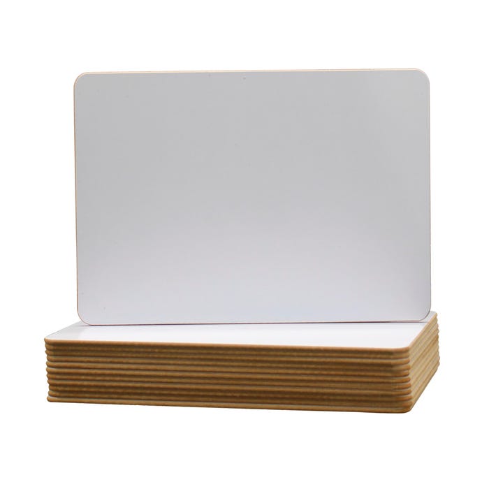 Flipside Two-Sided Dry Erase Boards, 6 x 9 Inches, Pack of 48