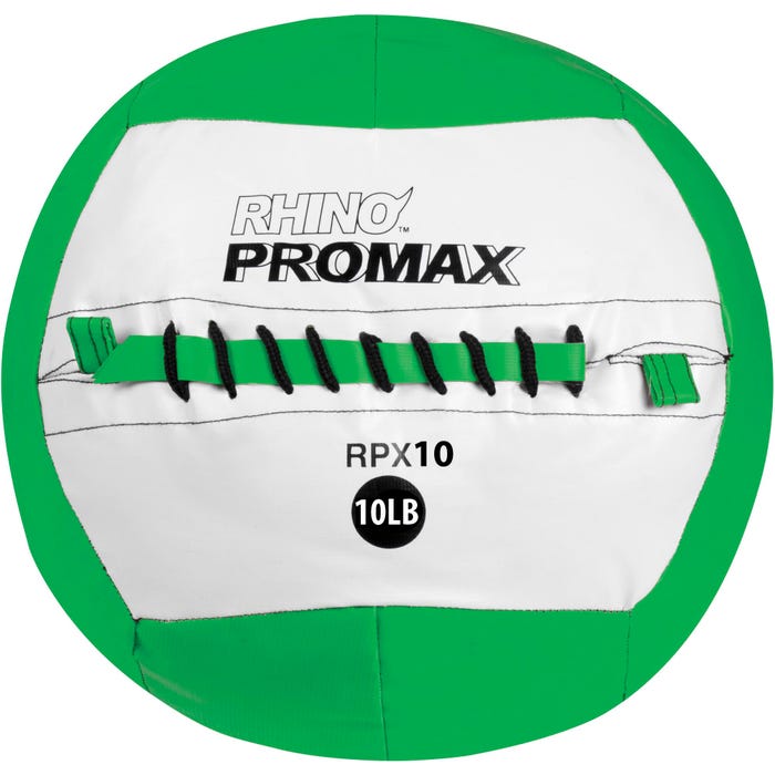 Champion Sports Rhino Skin Promax Medicine Ball, 10 Pounds, Green