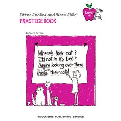 Image for Sitton Spelling Student Practice Books, Grade 4, Set of 5 from School Specialty