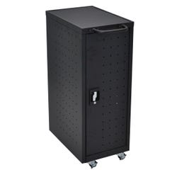 Luxor H Wilson 12 Tablet Charging Cart, 14 x 24-3/4 x 39-5/8 Inches 1515280