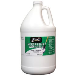 Sax Versatemp Washable Heavy-Bodied Tempera Paint, 1 Gallon, White 1592694