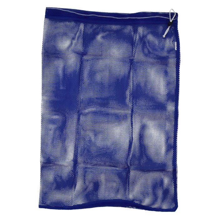 Sportime Heavy-Duty Mesh Storage Bag, 24 x 36 Inches, Blue