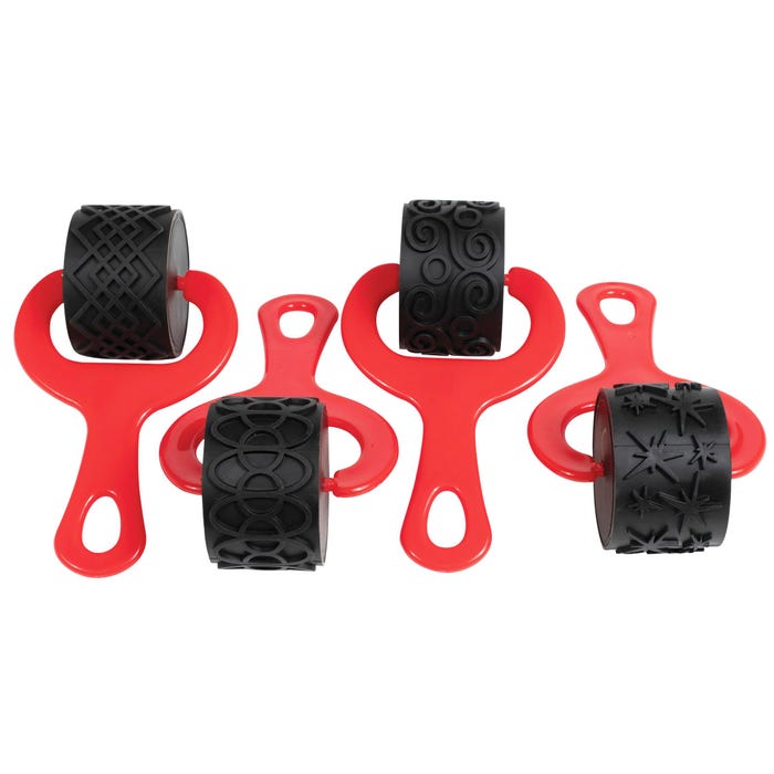 Ready2Learn Heavy Duty Paint and Clay Explorer Set, 1-1/2 in, Red, Set of 4