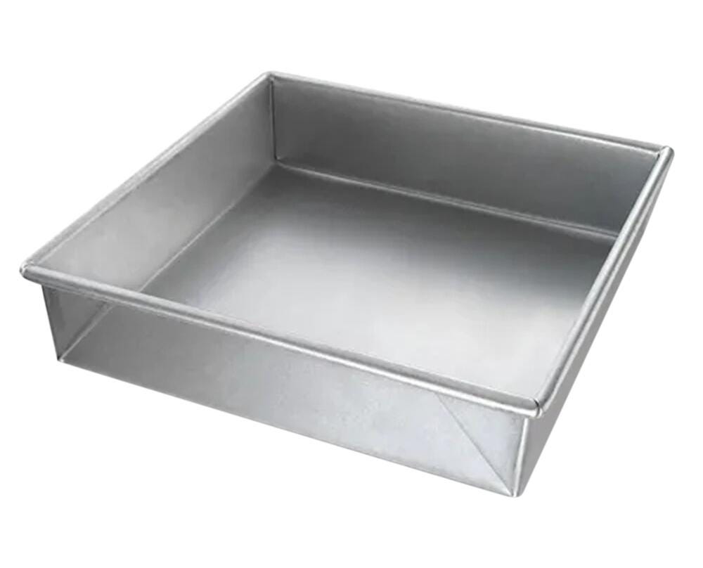 Chicago Metallic Square Cake Pan, 9 x 9 x 2-1/4, Silver
