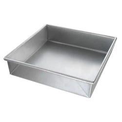 Chicago Metallic Square Cake Pan, 9 x 9 x 2-1/4, Silver