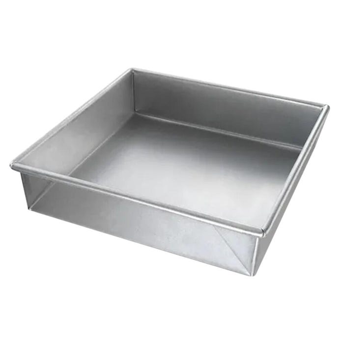 Chicago Metallic Square Cake Pan, 9 x 9 x 2-1/4, Silver