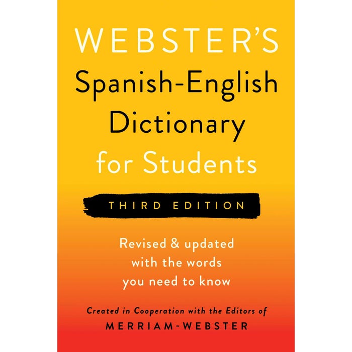 Webster's Spanish-English Dictionary for Students