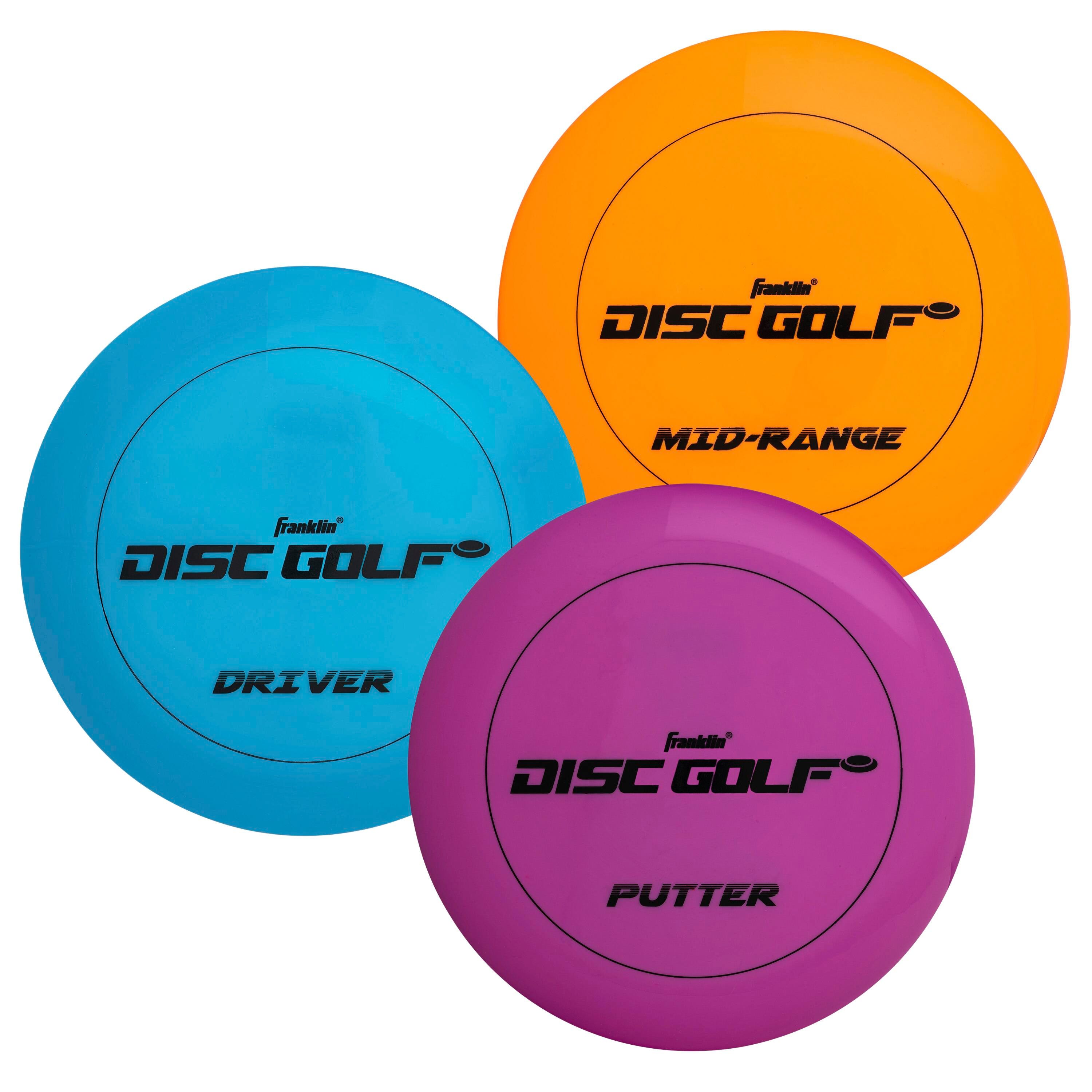 Franklin Disc Golf Discs, Set of 3 2149522