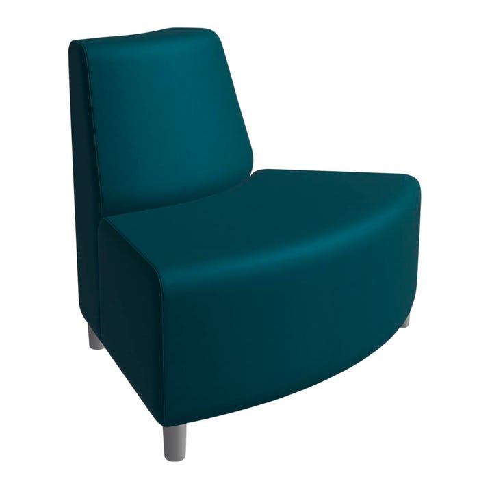Classroom Select Soft Seating NeoLounge Armless Loveseat, Outward Curve