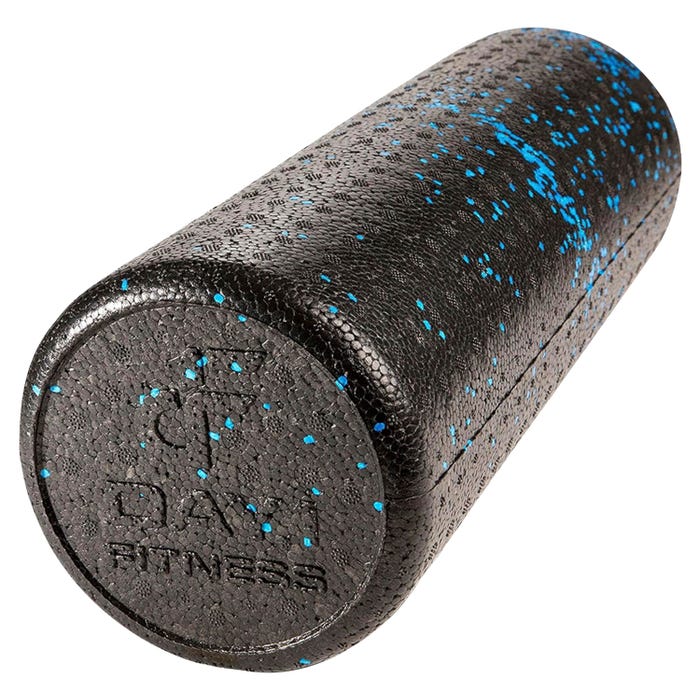 Champion Day 1 Fitness Foam Roller, 18 Inches, Speckled Blue