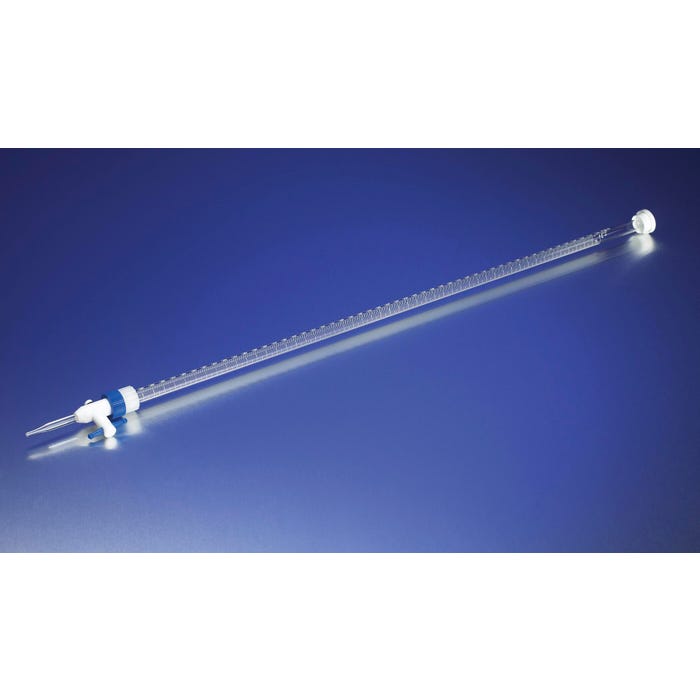 Pyrex Economy Grade Buret with Replaceable PTFE Stopcock, 50mL x 0.1mm