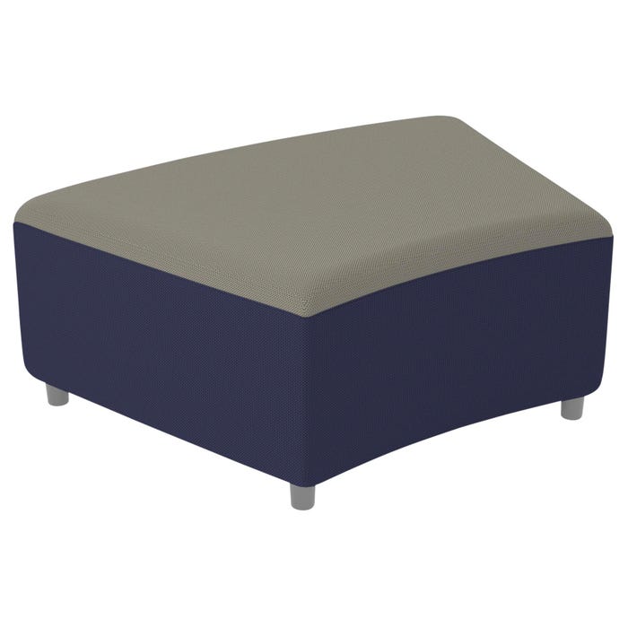 Classroom Select Soft Seating NeoLounge 30 Degree Wedge Bench, Two Color, 37 x 27 x 18 Inches
