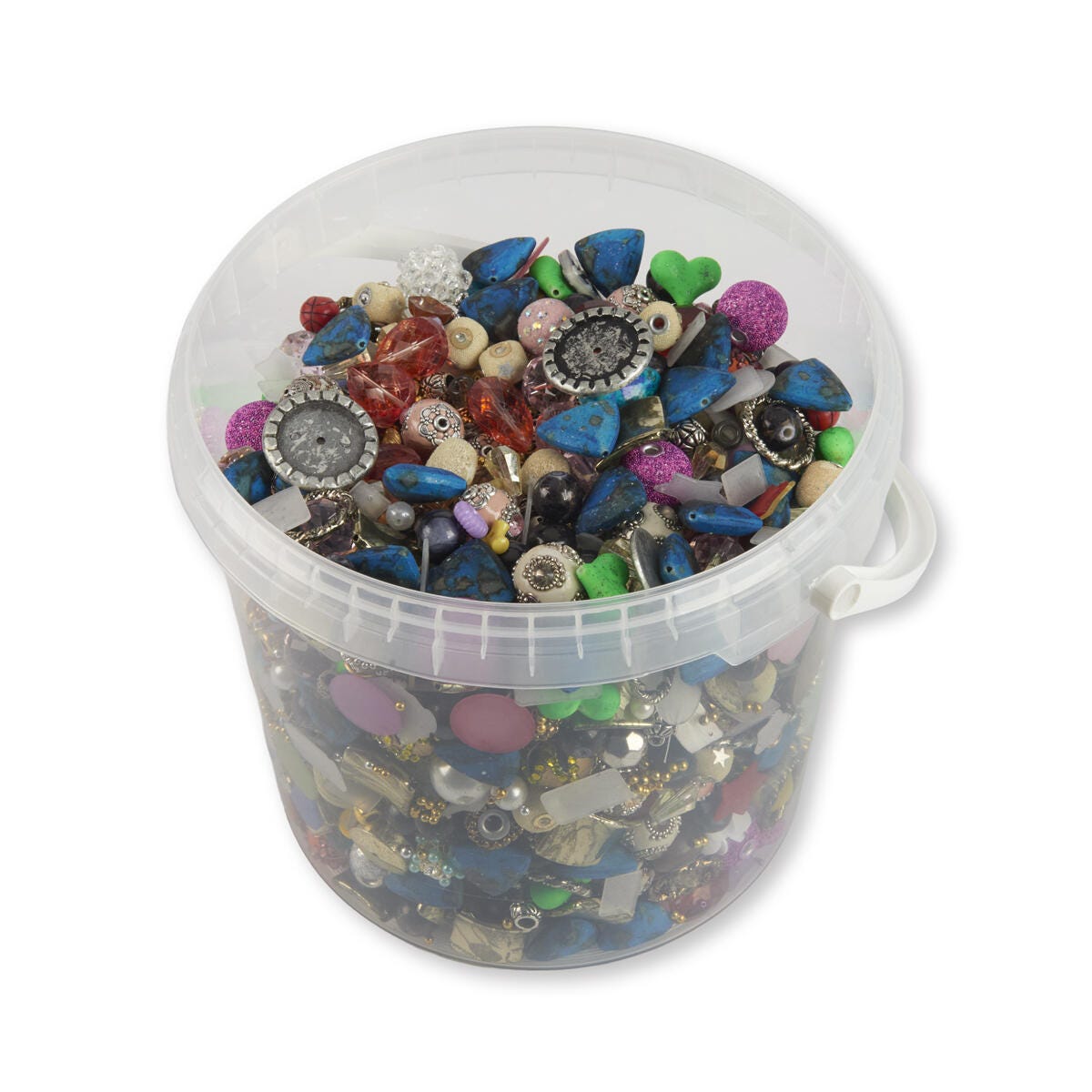 Image for Nasco Bucket O’ Beads and Charms, 6500 Pieces from School Specialty