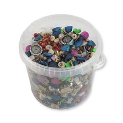 Nasco Bucket O’ Beads and Charms, 6500 Pieces