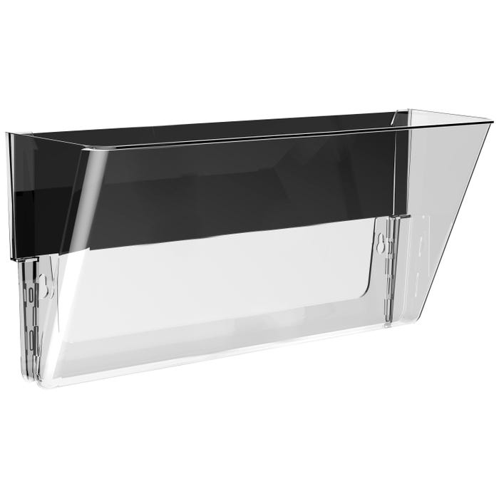 Storex Magnetic Wall Pocket, Legal Size, Clear